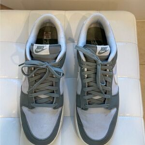 Nike Dual-Tone Sneakers in Gray and White